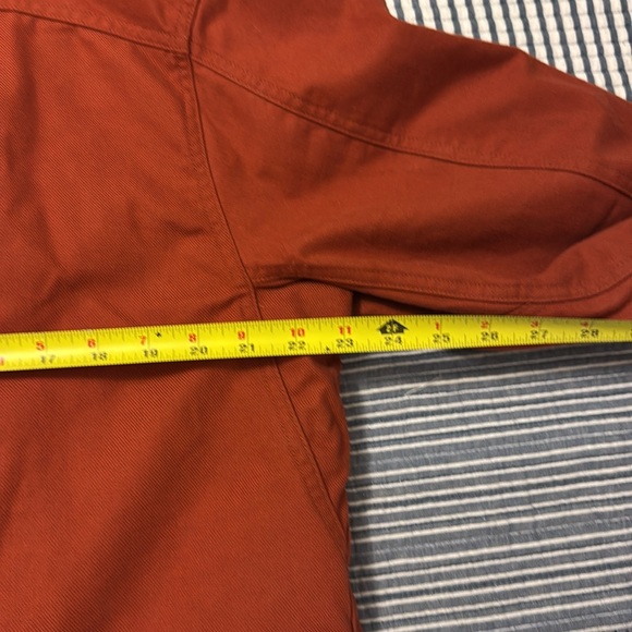 Duluth Trading Alaskan Hardware Lined Shirt Jacket Burnt Orange Mens Size M - Picture 7 of 7